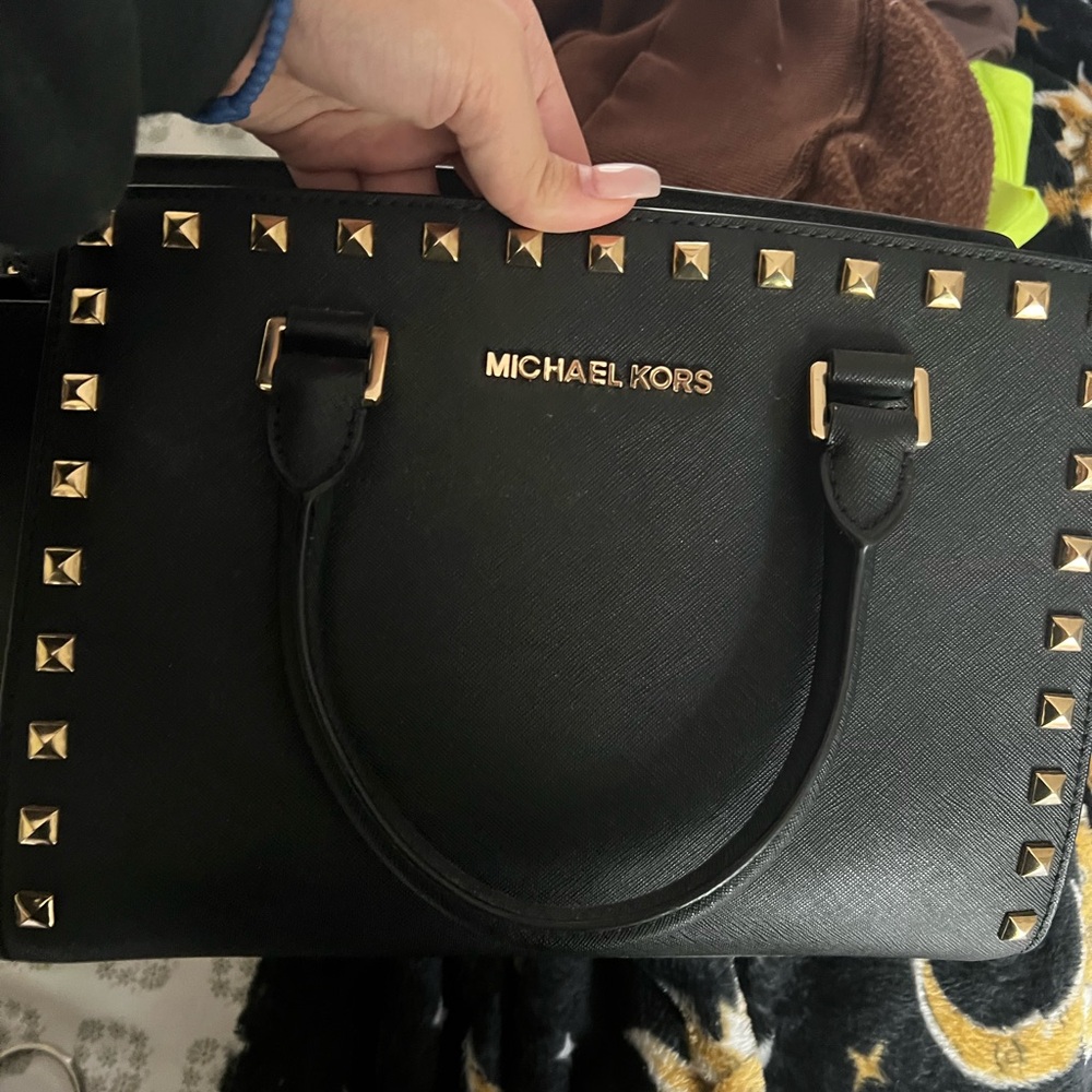 Michael kors tote bag with studs